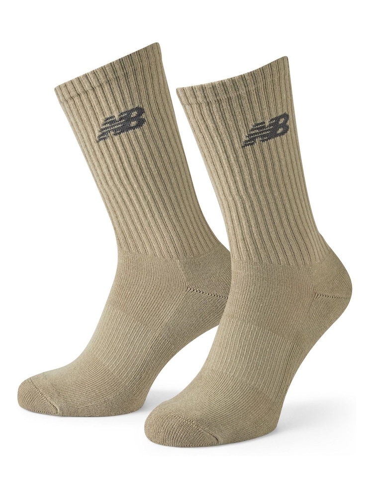 New Balance Colour Everyday Crew Socks 3 Pack - Image 2 of 2