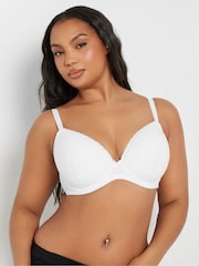 Yours Curve Black Cotton Padded Bra 3 Pack - Image 3 of 7