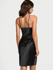 Victoria's Secret Black Satin Rose Lace Dress - Image 2 of 3