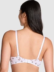 Victoria's Secret PINK White Buttefly Print Push Up Bra - Image 2 of 4