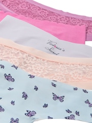 Victoria's Secret Pink/Purple/Blue 5 Pack Knickers - Image 2 of 4