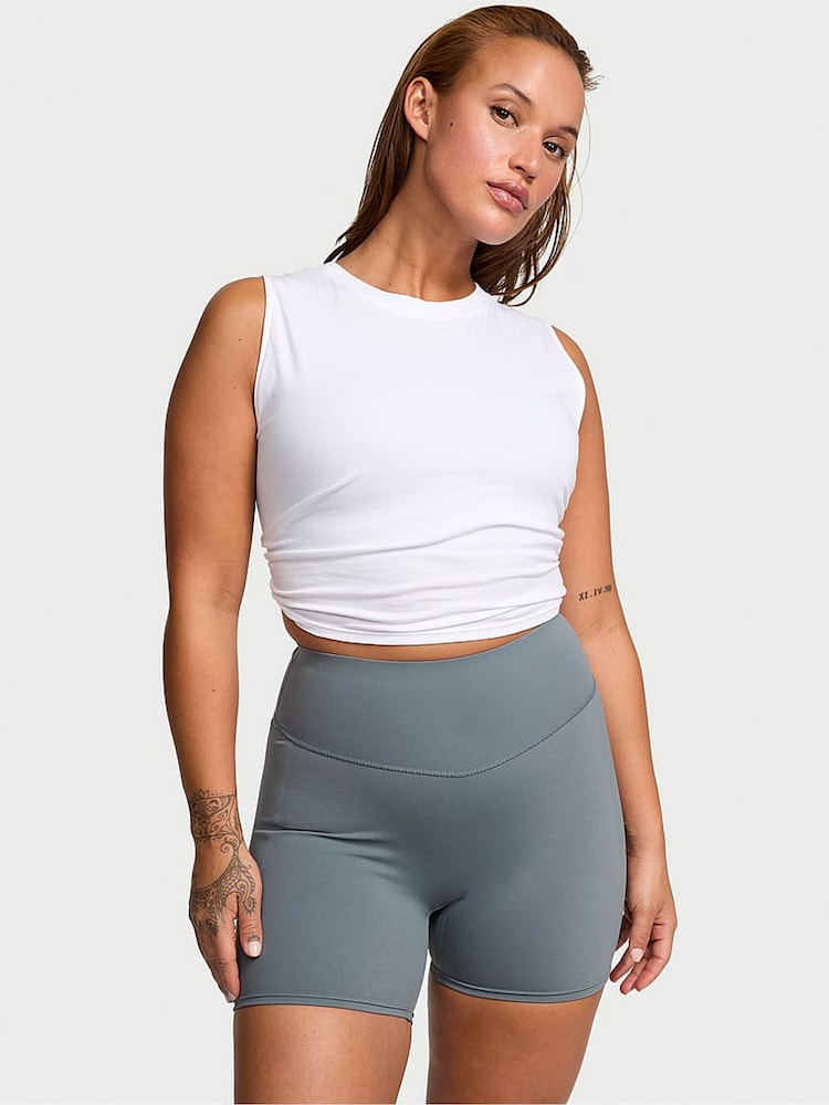 Victoria's Secret Dark Steel Grey Elevate™ High Rise Cycling Shorts - Image 1 of 3