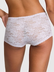 Victoria's Secret PINK Purple Whisper Short Floral Lace Knickers - Image 2 of 2