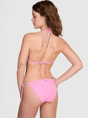 Victoria's Secret PINK Pink Lollipop Tie Side Cheeky Bikini Bottoms - Image 2 of 4