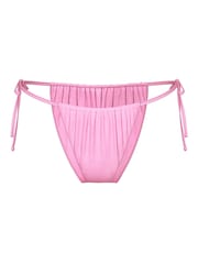Victoria's Secret PINK Pink Lollipop Tie Side Cheeky Bikini Bottoms - Image 4 of 4