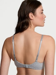 Victoria's Secret Heather Grey Full Cup Cotton Logo Bra - Image 2 of 3