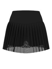 Victoria's Secret Black Elevate™ Mesh Tennis Skirt - Image 3 of 3