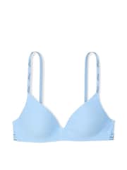 Denim-Print, Hellblau - Victoria's Secret PINK BH - Image 1 of 1