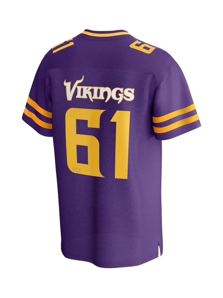 Fanatics Purple NFL Minnesota Vikings NFL Core Foundation Jersey - Image 2 of 2 Fanatics Purple NFL Minnesota Vikings NFL Core Foundation Jersey - Image 2 of 2