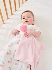 JoJo Maman Bébé Cream Print 1 Tog Baby Muslin Sleeping Bag - Image 2 of 5