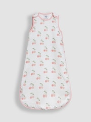 JoJo Maman Bébé Cream Print 1 Tog Baby Muslin Sleeping Bag - Image 4 of 5