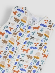JoJo Maman Bébé Print 1 Tog Toddler Muslin Sleeping Bag - Image 2 of 3