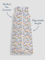 JoJo Maman Bébé Print 1 Tog Toddler Muslin Sleeping Bag - Image 3 of 3