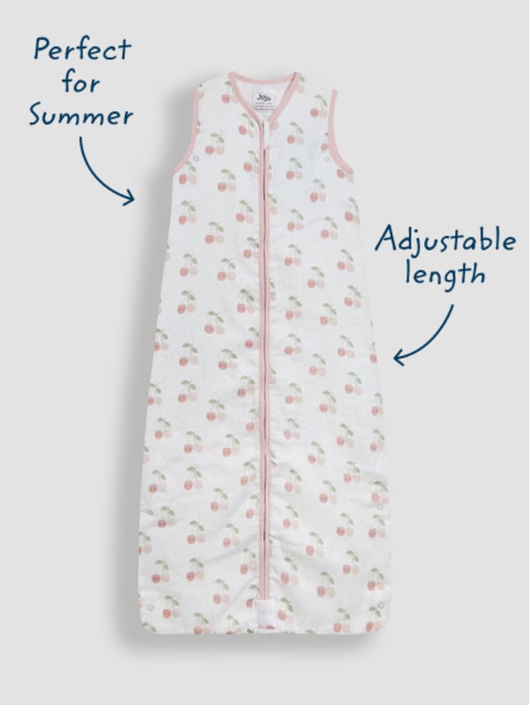 JoJo Maman Bébé Print 1 Tog Toddler Muslin Sleeping Bag - Image 3 of 3