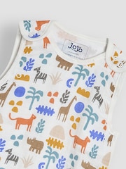 JoJo Maman Bébé Safari Print 1 Tog Baby Muslin Sleeping Bag - Image 5 of 5
