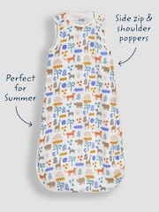 JoJo Maman Bébé Safari Print 1 Tog Baby Muslin Sleeping Bag - Image 7 of 7