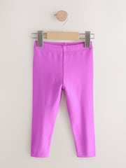 Bright Purple Plain Leggings (3mths-7yrs) - Image 3 of 6