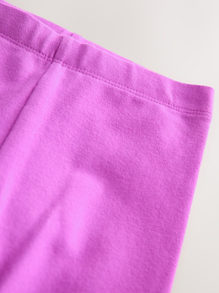 Bright Purple Plain Leggings (3mths-7yrs) - Image 6 of 6