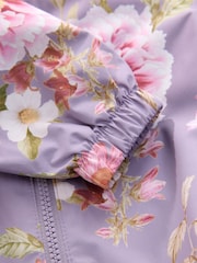 Purple Waterproof Printed Puddlesuit (3mths-7yrs) - Image 8 of 8