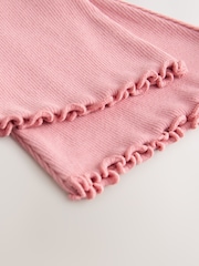 Pink Rib Flare Leggings (3mths-7yrs) - Image 10 of 10