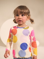 Blue Rib Flare Leggings (3mths-7yrs) - Image 2 of 8
