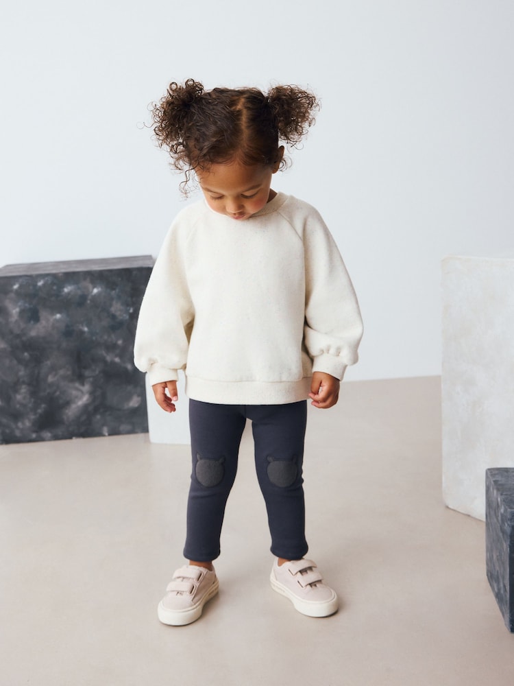 Black Cosy Leggings (3mths-7yrs) - Image 2 of 4