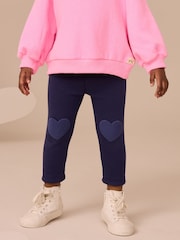 Navy Cosy Leggings (3mths-7yrs) - Image 1 of 4