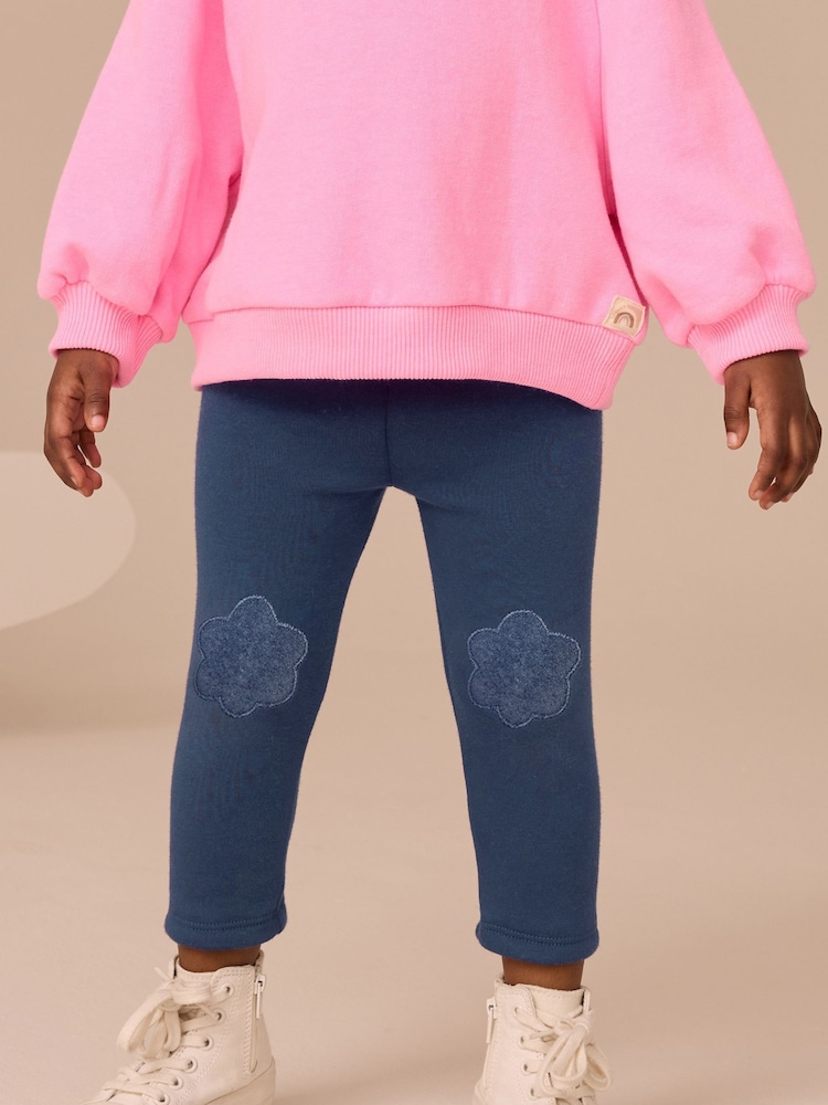 Navy Cosy Leggings (3mths-7yrs) - Image 1 of 7 Navy Cosy Leggings (3mths-7yrs) - Image 1 of 7