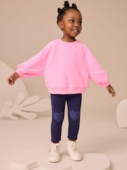 Navy Cosy Leggings (3mths-7yrs) - Image 2 of 4