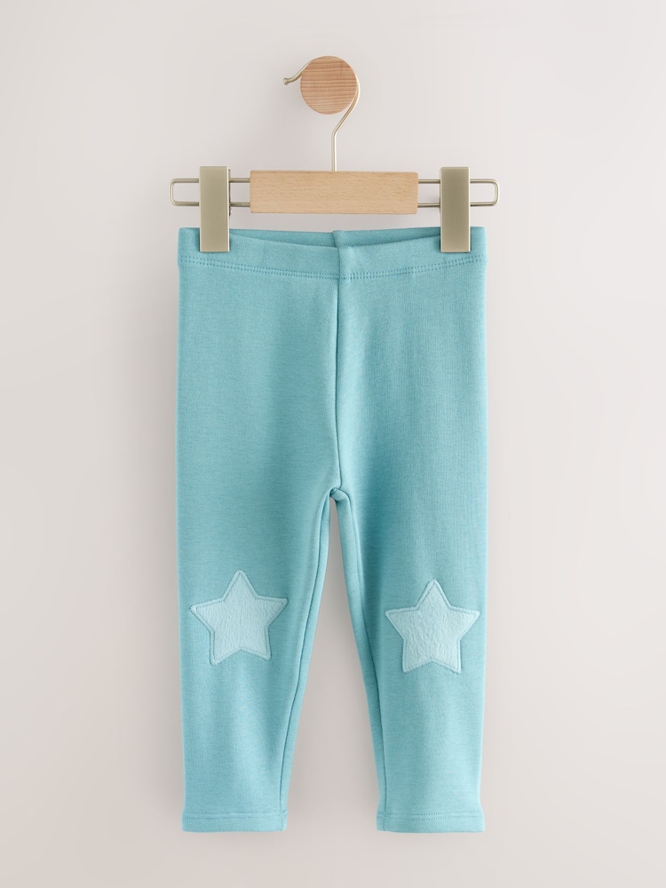 Blue Teal Cosy Leggings (3mths-7yrs) - Image 1 of 4