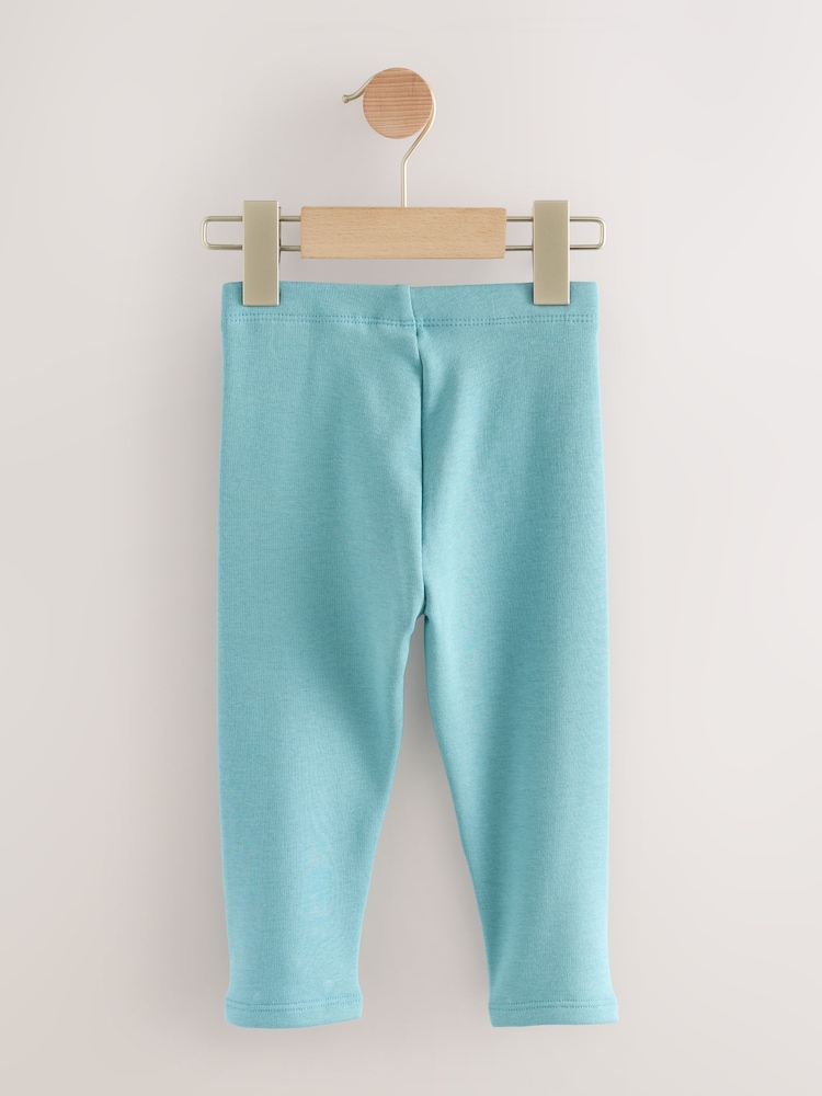 Blue Teal Cosy Leggings (3mths-7yrs) - Image 2 of 4