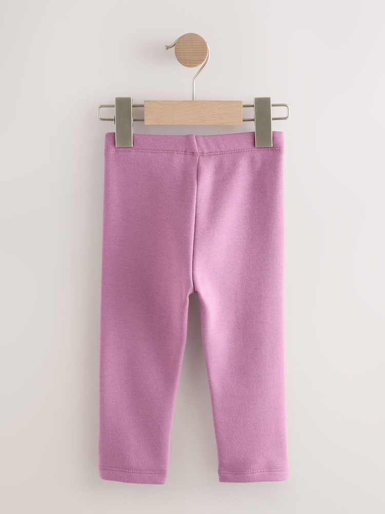 Mauve Purple Cosy Leggings (3mths-7yrs) - Image 2 of 4