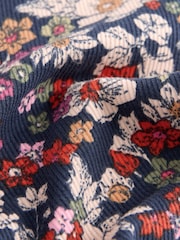 Marineblau mit floralem Muster - Gerippte Leggings (3Monate -7Jahre) - Bild 7 von 8