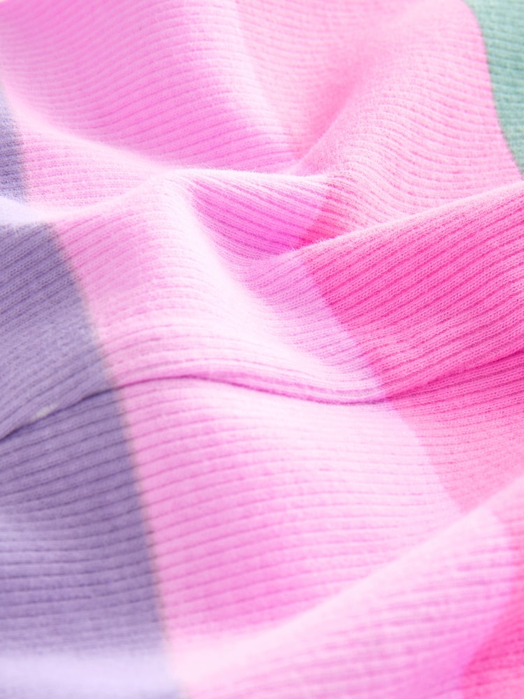 Rainbow Stripe Rib Leggings (3mths-7yrs) - Image 8 of 8