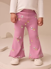 Purple Bear Character - Gerippte Schlagleggings (3 Monate bis 7 Jahre) - Bild 1 von 7