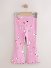 Purple Bear Character - Gerippte Schlagleggings (3 Monate bis 7 Jahre) - Bild 5 von 7