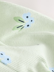 Mint Green Blueberry Rib Flare Leggings (3mths-7yrs) - Image 6 of 7