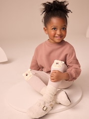 Ecru Stripe Bear - Verzierte Leggings (3 Monate –7 Jahre) - Bild 2 von 4