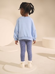 Blau/Marienkäfermotiv - Verzierte Leggings (3 Monate –7 Jahre) - Bild 3 von 4