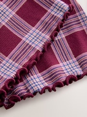 Burgundy Red Rib Flare Leggings (3mths-7yrs) - Image 7 of 7