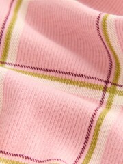 Pink Check Rib Flare Leggings (3mths-7yrs) - Image 7 of 7