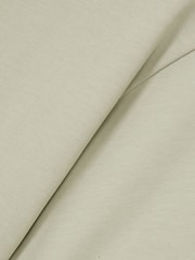 Reiss Sage Green Tate Cotton Garment-Dyed Oversized T-Shirt - Image 6 of 6