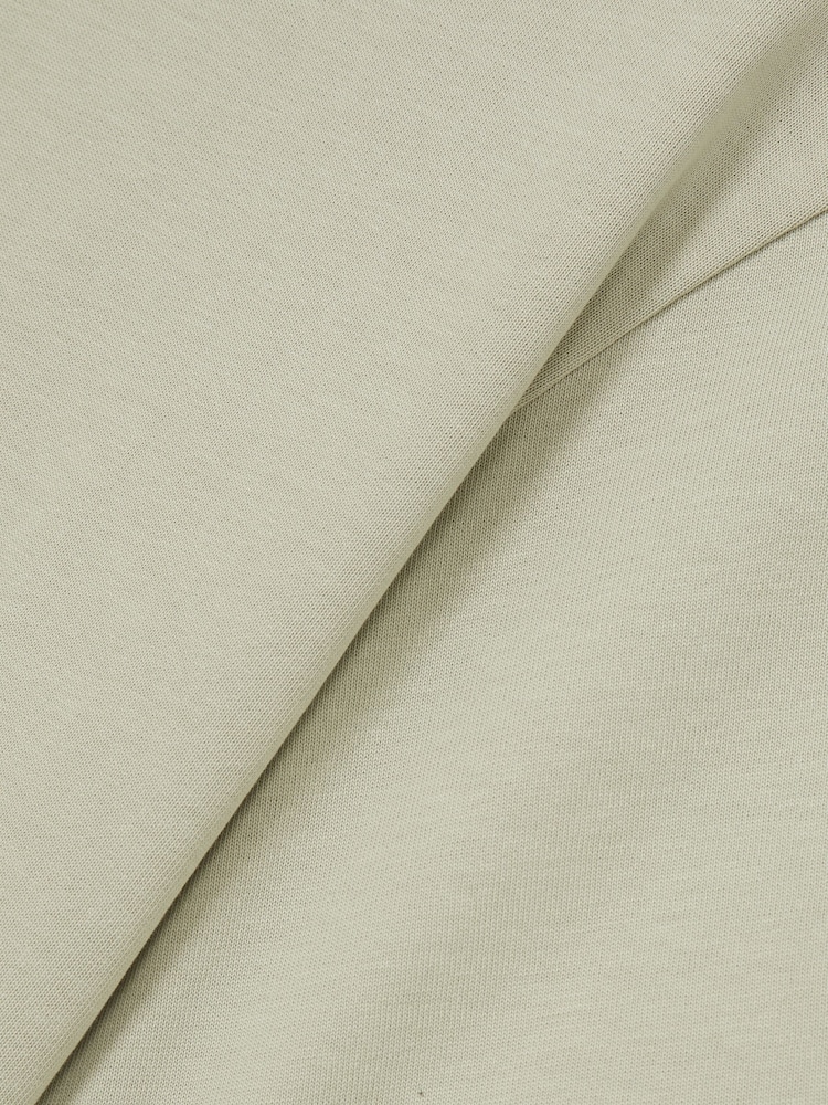Reiss Sage Green Tate Cotton Garment-Dyed Oversized T-Shirt - Image 6 of 6 Reiss Sage Green Tate Cotton Garment-Dyed Oversized T-Shirt - Image 6 of 6