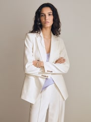 Wit - Reiss Dion Atelier Double Breasted Suit Blazer - Image 3 of 7