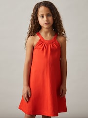 Reiss Erika Whipstitch Sleeveless Midi Dress - Imagen 3 de 4