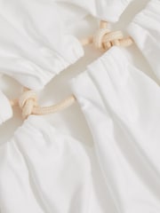 Reiss White Berkeley Atelier Cotton Cut-Out Rope-Cord Top - Image 6 of 6
