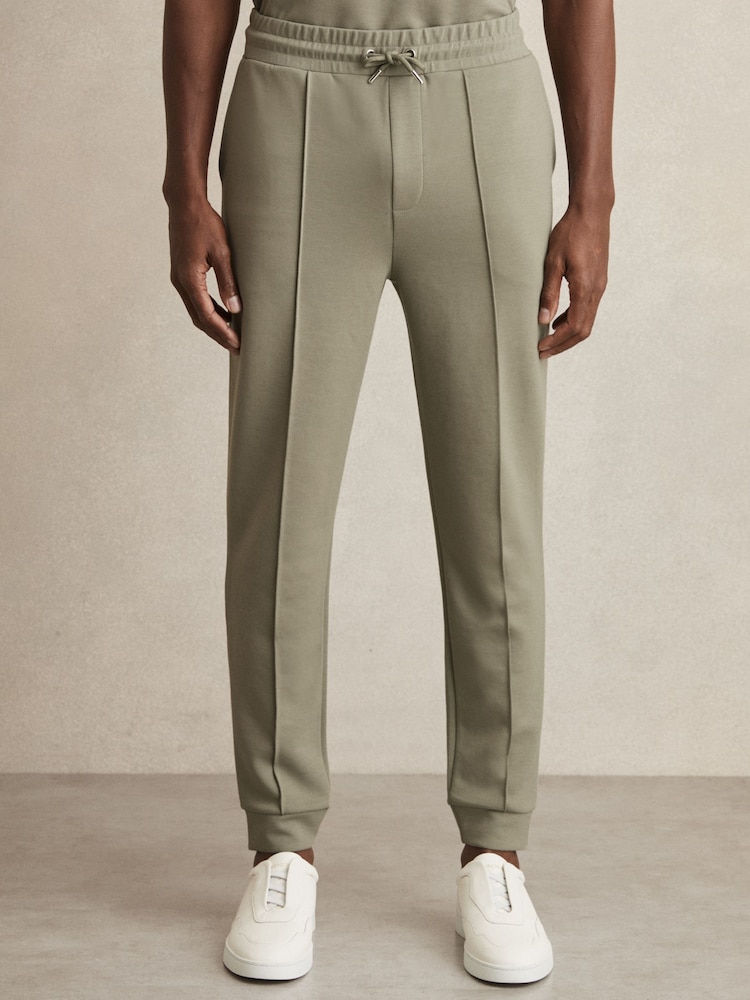 sauge - Pantalons de jogging en jersey à cordon Reiss Premier - Image 3 of 6