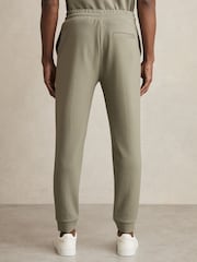 Salvia - Pantalones de chándal de punto con cordón ajustable Premier de Reiss - Imagen 5 de 6