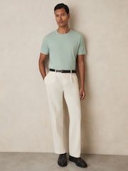 Mintgroen - Reiss - Bless - Katoenen T-shirt met ronde hals - Image 1 of 6