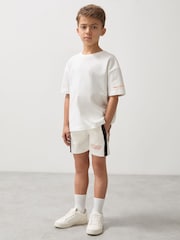 Blanco - Reiss Ride Unisex Fit McLaren F1 Team Drawstring Shorts - Imagen 3 de 8